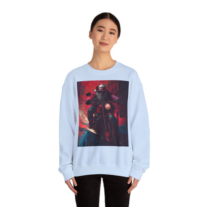 Santa Claus Motorcycle Sweatshirt