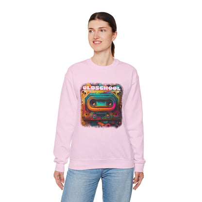 Old School Cassette Sweatshirt Retro-Inspired Design for Music Lovers, Nostalgia Fans, and Vintage Style Enthusiasts