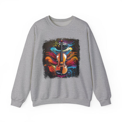 Abstract Violin Sweatshirt Artistic Design for Music Lovers Discover our unique sweatshirt featuring a stunning abstract violin design