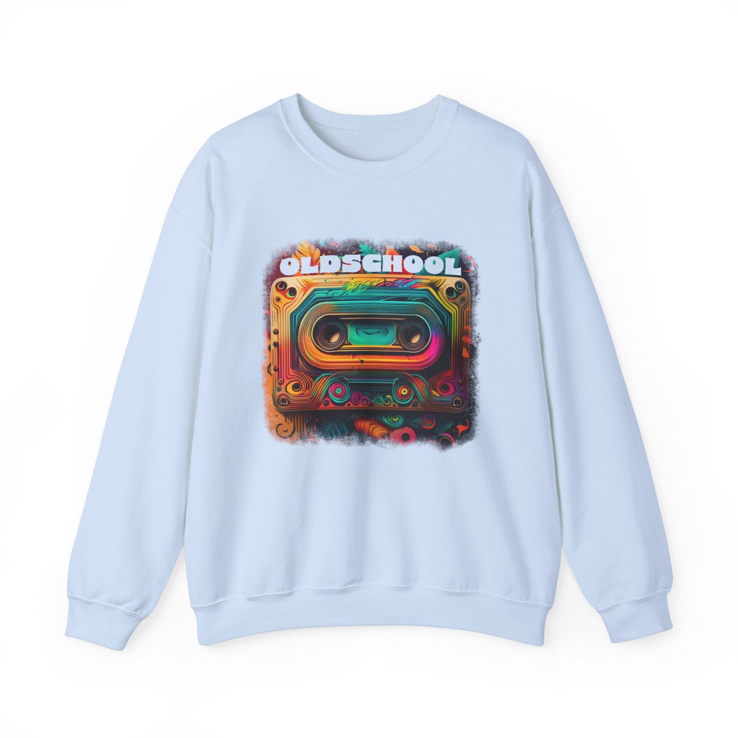 Old School Cassette Sweatshirt Retro-Inspired Design for Music Lovers, Nostalgia Fans, and Vintage Style Enthusiasts