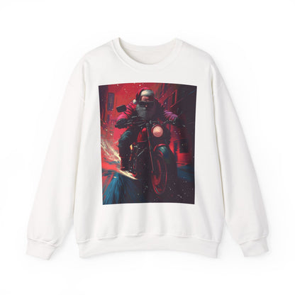 Santa Claus Motorcycle Sweatshirt