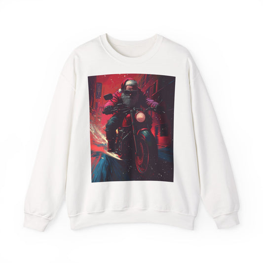 Santa Claus Motorcycle Sweatshirt
