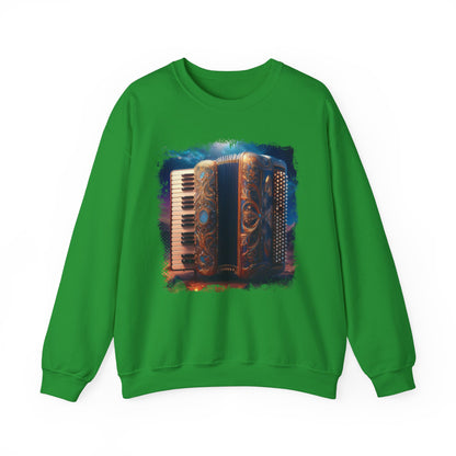 Abstract Accordion Sweatshirt Artistic Design for Music Lovers Celebrate your passion for music with this unique sweatshirt