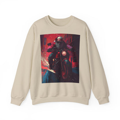 Santa Claus Motorcycle Sweatshirt