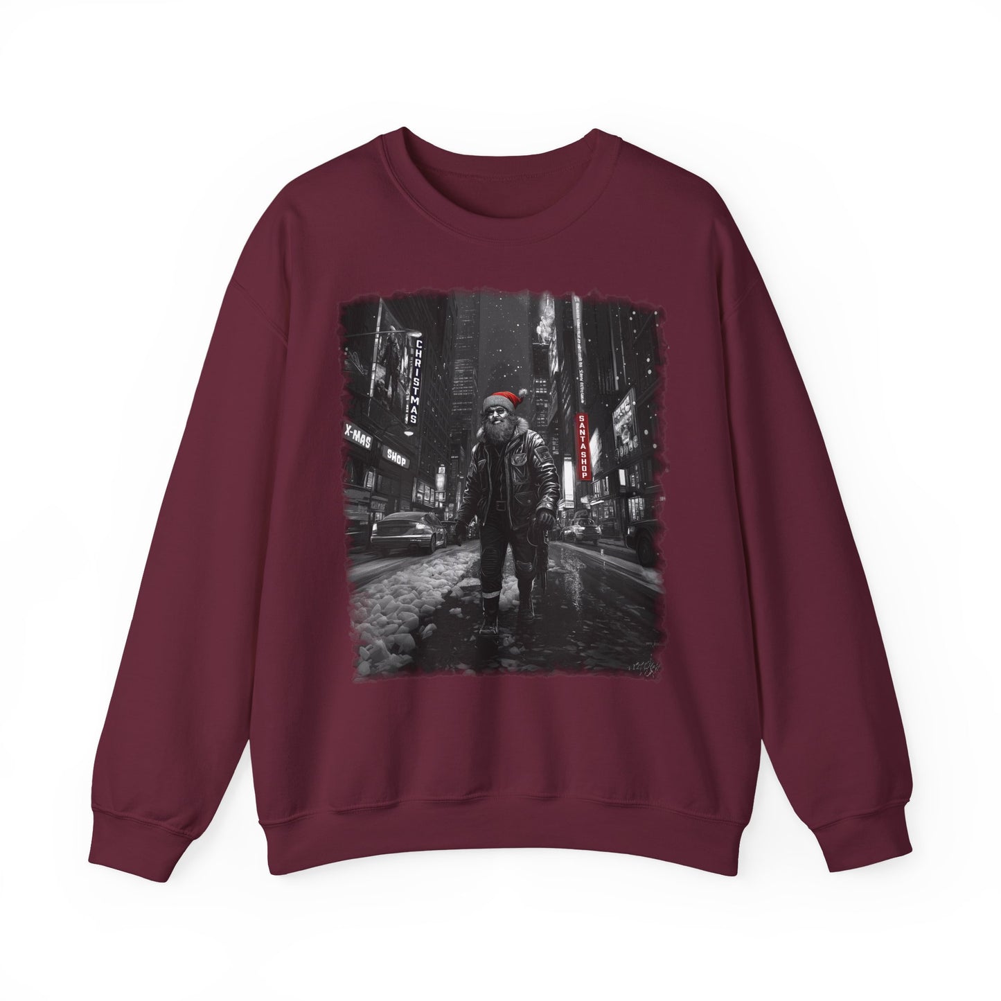 Santa in Big City Sweatshirt