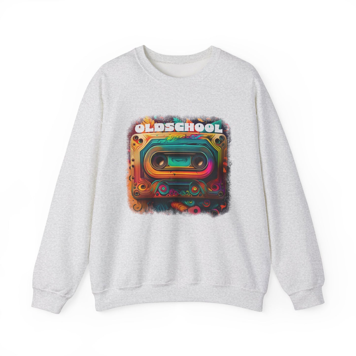 Old School Cassette Sweatshirt Retro-Inspired Design for Music Lovers, Nostalgia Fans, and Vintage Style Enthusiasts