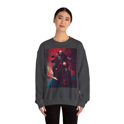 Santa Claus Motorcycle Sweatshirt