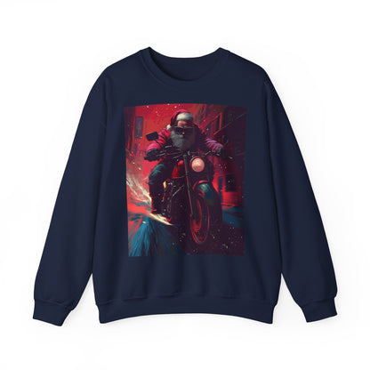 Santa Claus Motorcycle Sweatshirt