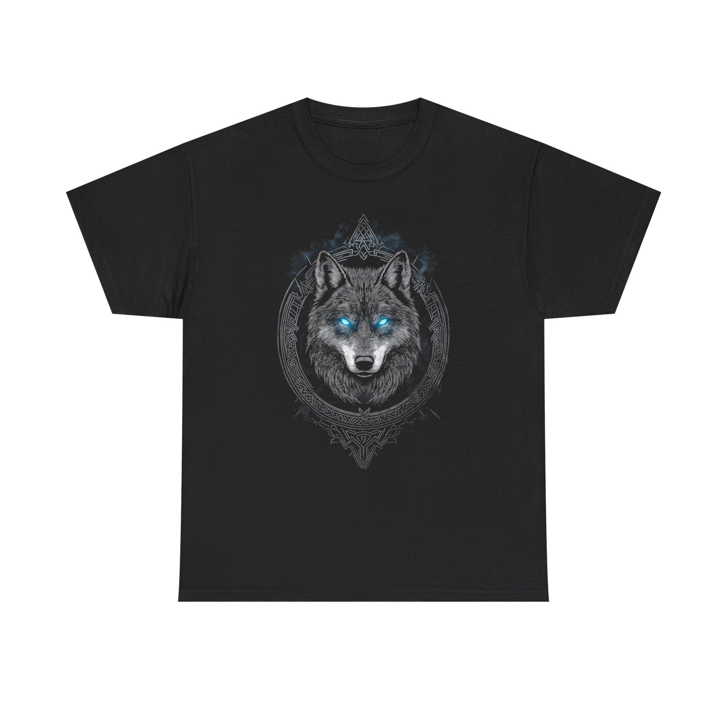 Wikinger Mystic Wolf T-Shirt / Walhalla Wolf Wölfe Odins Runen Nordischer Kompass Wikinger / Geschenk