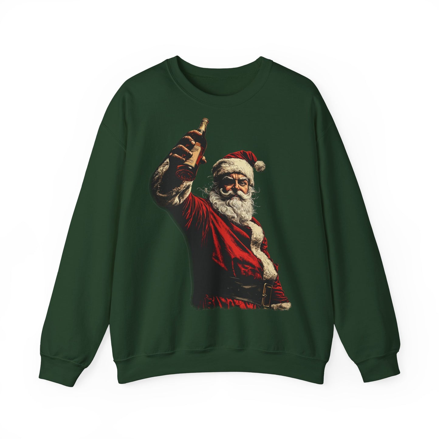 Santa with Whisky Sweatshirt