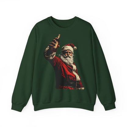 Santa with Whisky Sweatshirt
