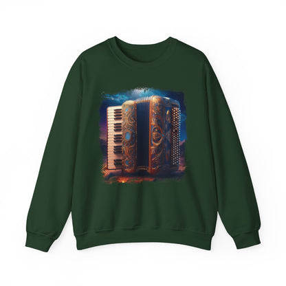 Abstract Accordion Sweatshirt Artistic Design for Music Lovers Celebrate your passion for music with this unique sweatshirt