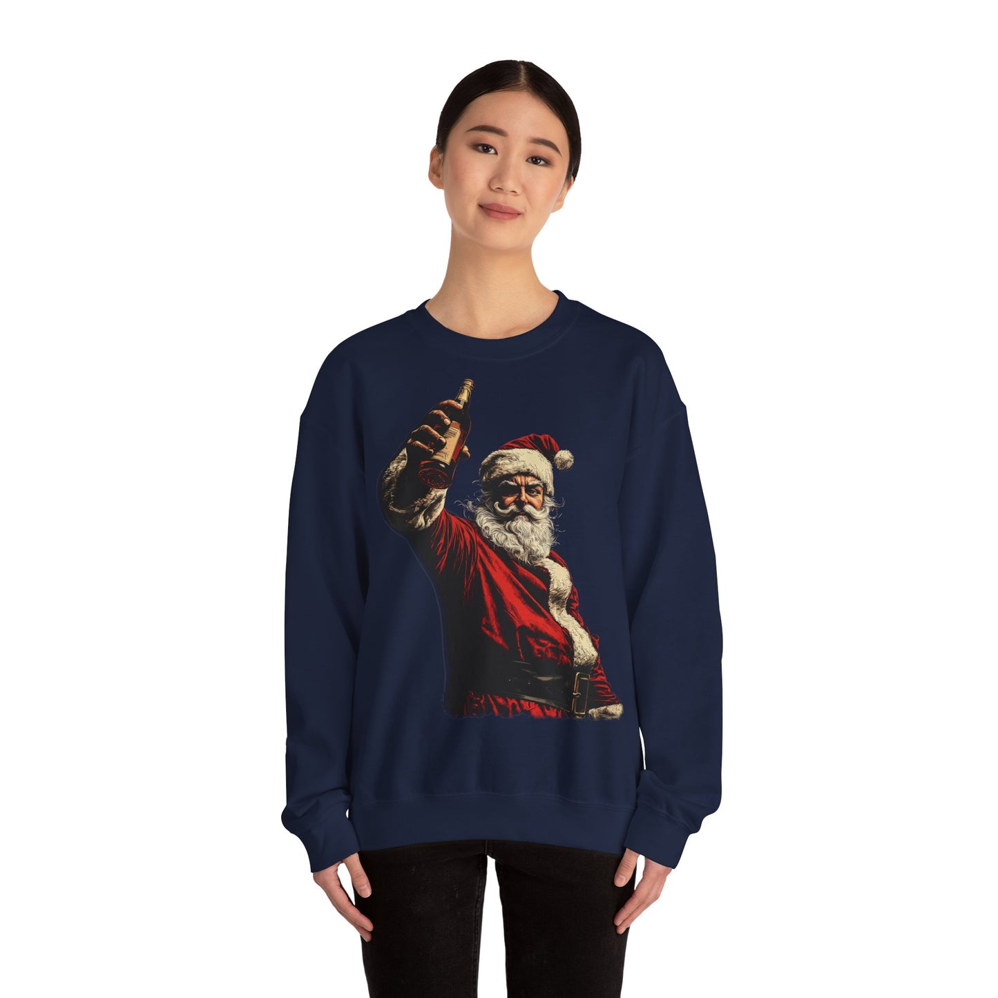 Santa with Whisky Sweatshirt