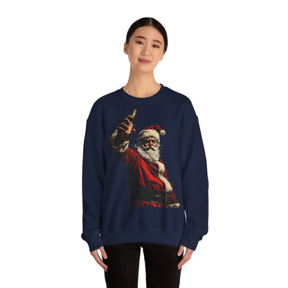 Santa with Whisky Sweatshirt