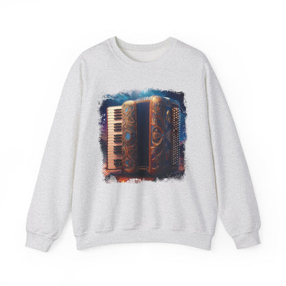 Abstract Accordion Sweatshirt Artistic Design for Music Lovers Celebrate your passion for music with this unique sweatshirt