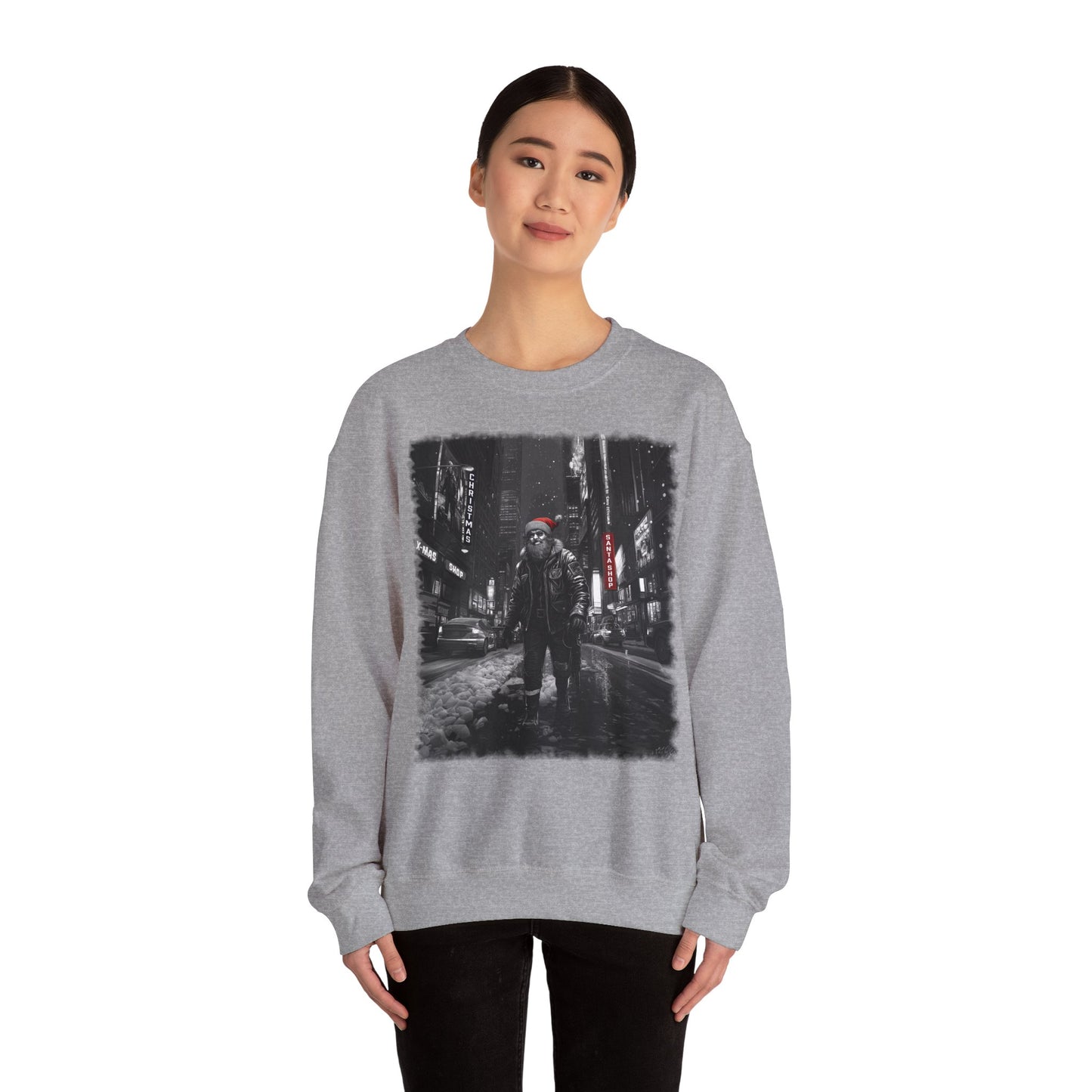 Santa in Big City Sweatshirt