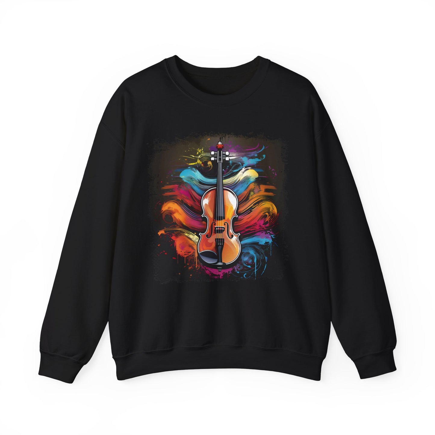 Abstract Violin Sweatshirt Artistic Design for Music Lovers Discover our unique sweatshirt featuring a stunning abstract violin design