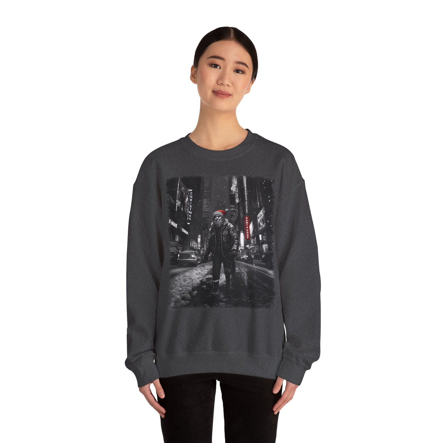 Santa in Big City Sweatshirt