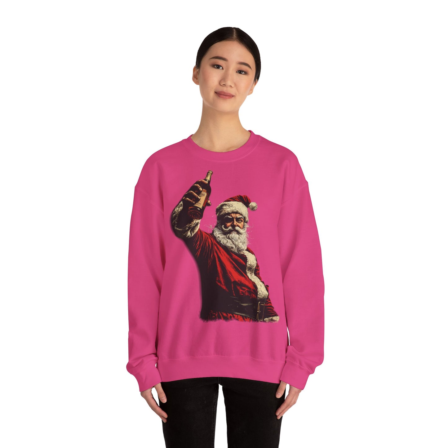 Santa with Whisky Sweatshirt