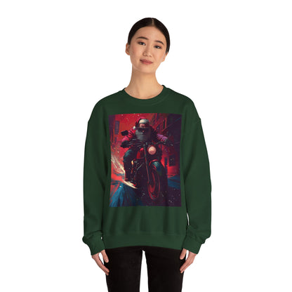 Santa Claus Motorcycle Sweatshirt