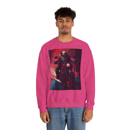 Santa Claus Motorcycle Sweatshirt