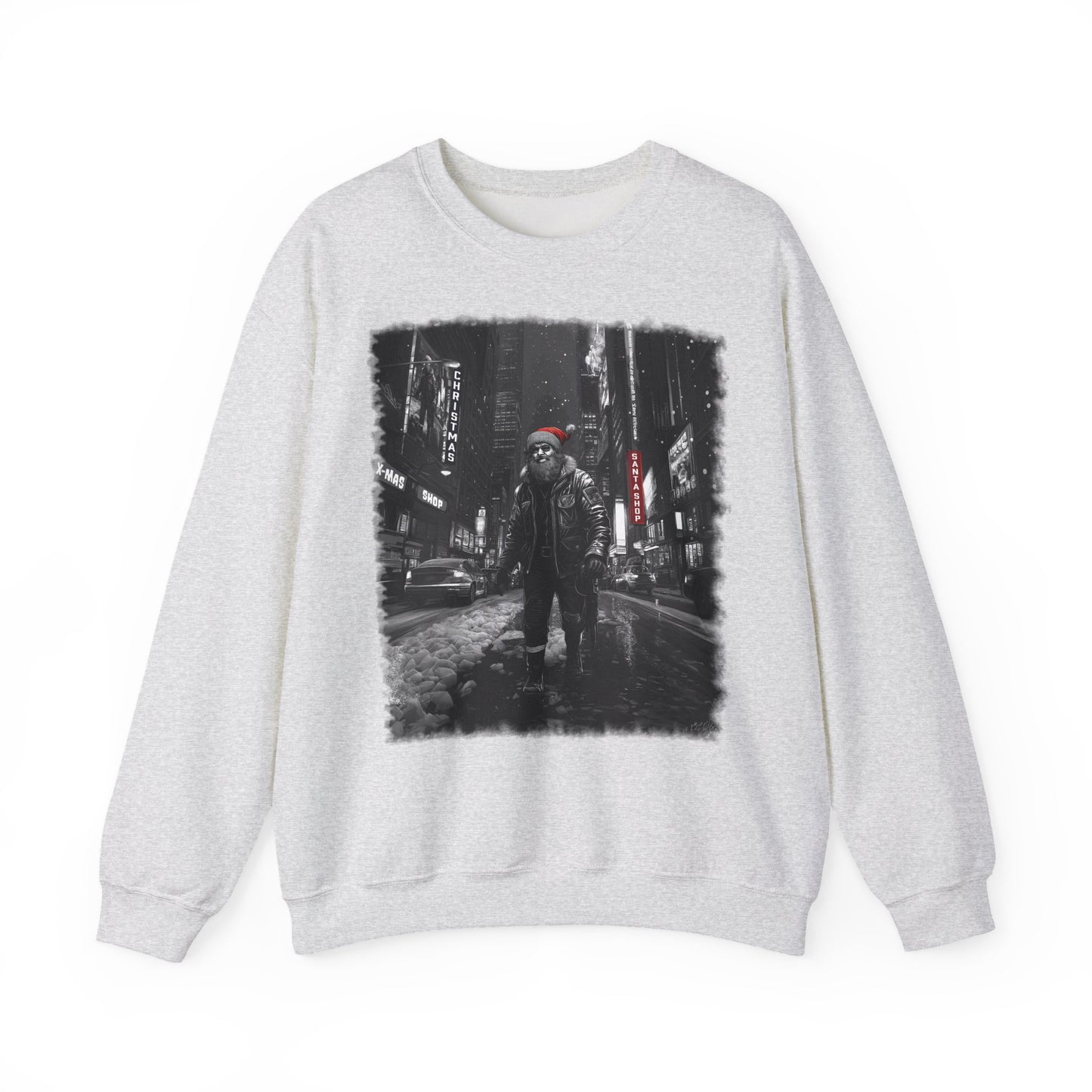 Santa in Big City Sweatshirt
