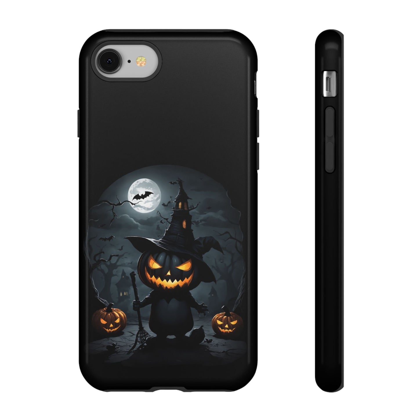 Tough Cases, Halloween Moonnight Pumpkin iPhone Case, Spooky Protective Cover, Scary Samsung Galaxy Case, Creepy Phone Accessory, Haunted