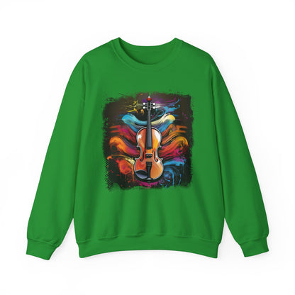 Abstract Violin Sweatshirt Artistic Design for Music Lovers Discover our unique sweatshirt featuring a stunning abstract violin design