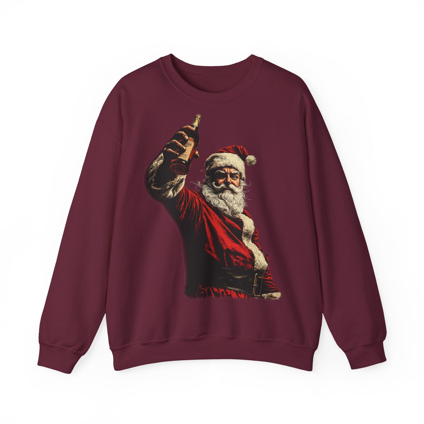 Santa with Whisky Sweatshirt