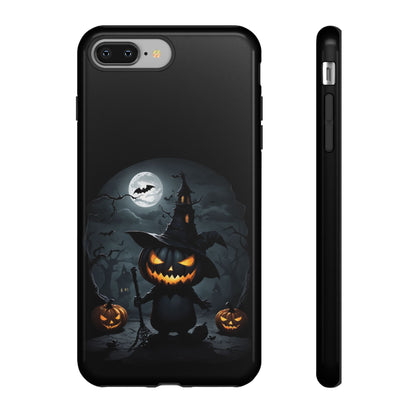 Tough Cases, Halloween Moonnight Pumpkin iPhone Case, Spooky Protective Cover, Scary Samsung Galaxy Case, Creepy Phone Accessory, Haunted