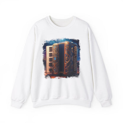 Abstract Accordion Sweatshirt Artistic Design for Music Lovers Celebrate your passion for music with this unique sweatshirt