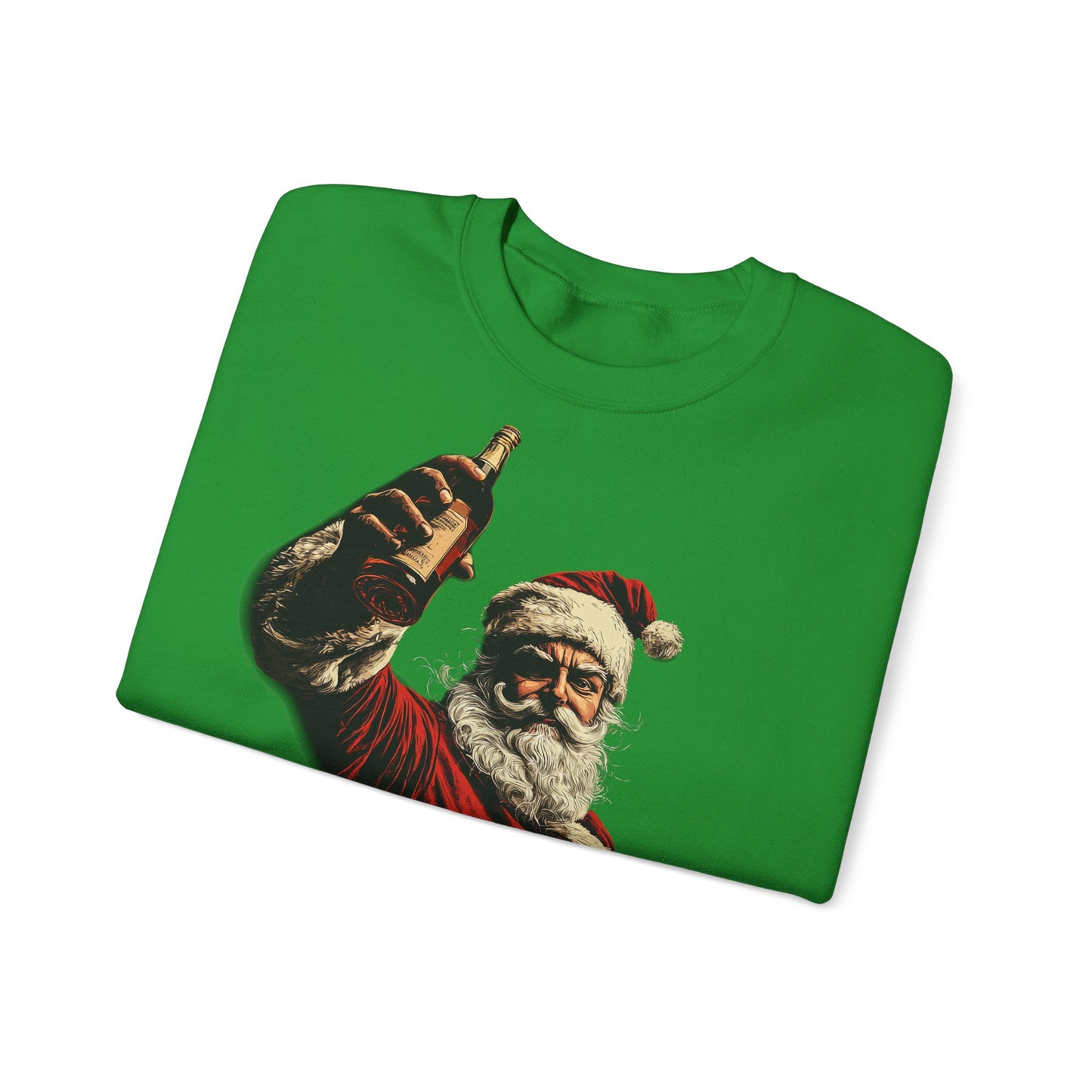 Santa with Whisky Sweatshirt