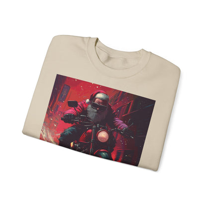 Santa Claus Motorcycle Sweatshirt