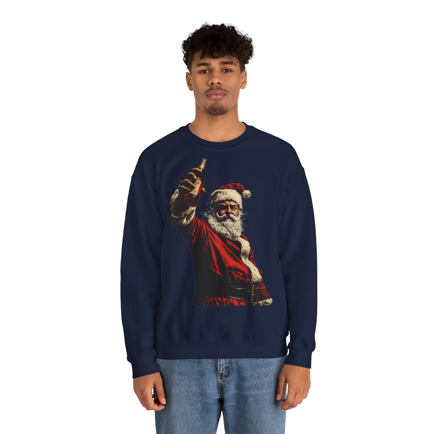 Santa with Whisky Sweatshirt