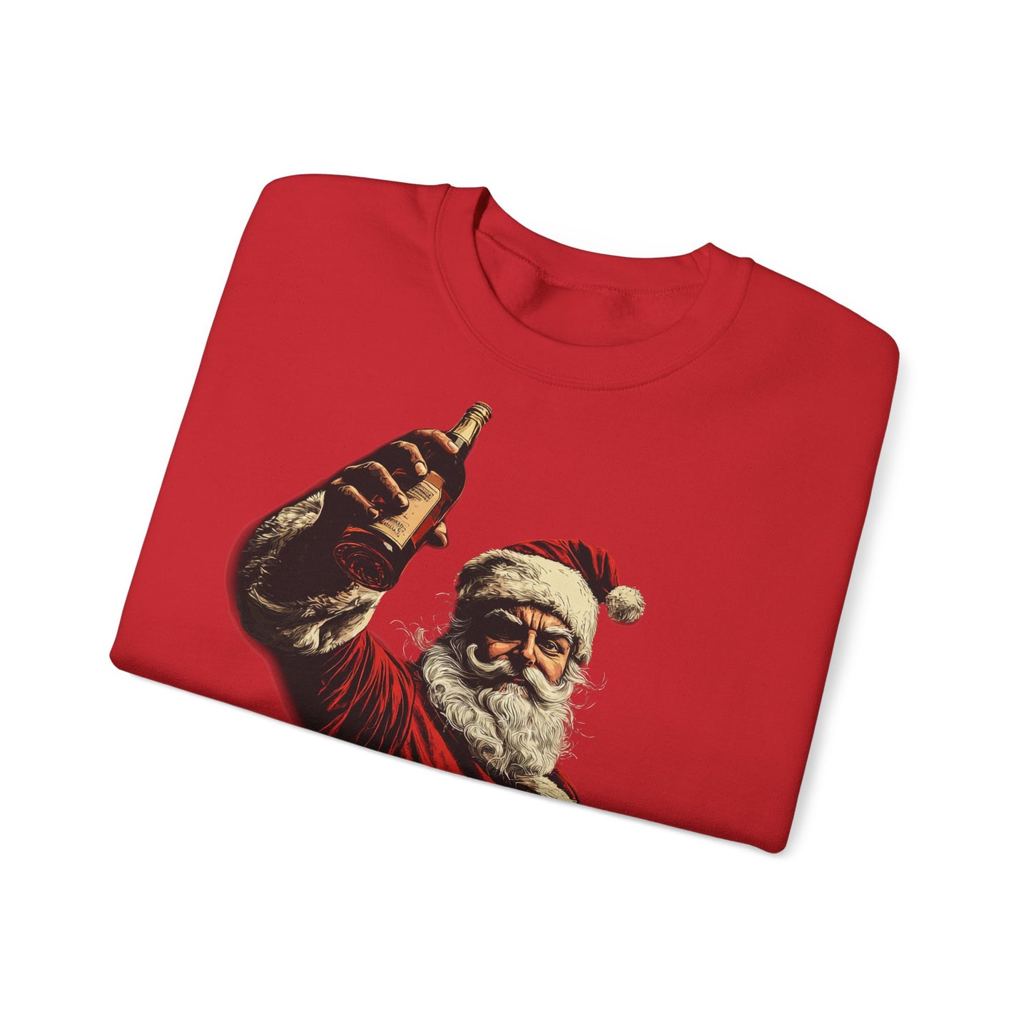 Santa with Whisky Sweatshirt