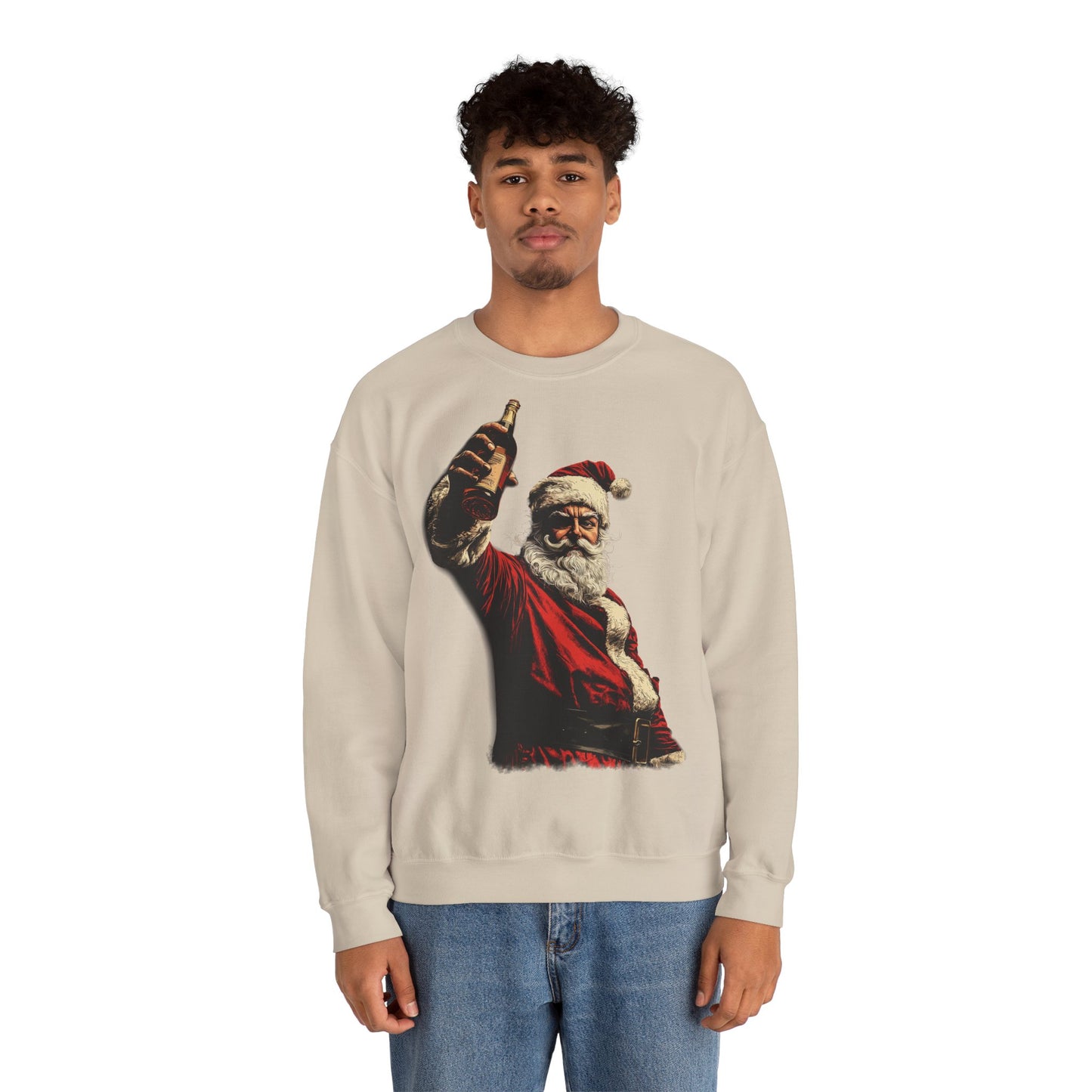 Santa with Whisky Sweatshirt