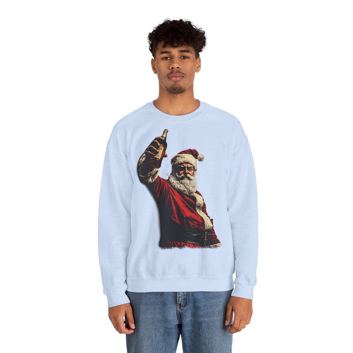 Santa with Whisky Sweatshirt