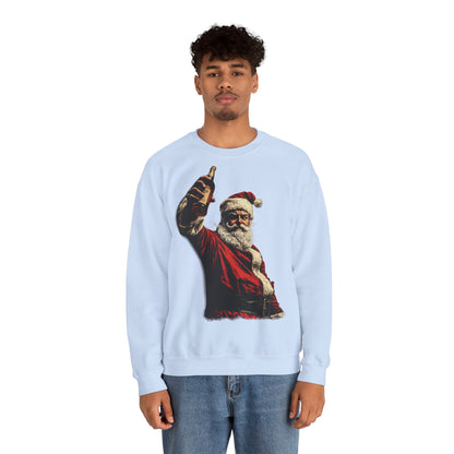 Santa with Whisky Sweatshirt
