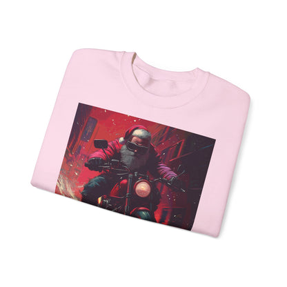 Santa Claus Motorcycle Sweatshirt