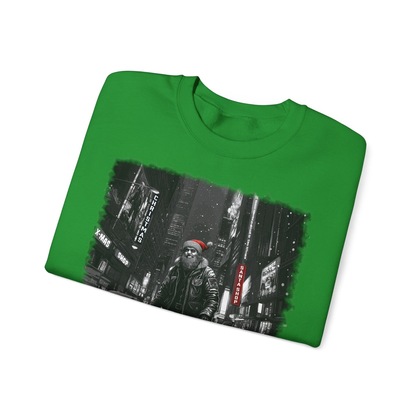 Santa in Big City Sweatshirt