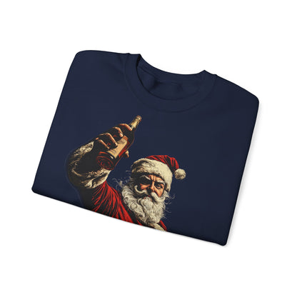 Santa with Whisky Sweatshirt