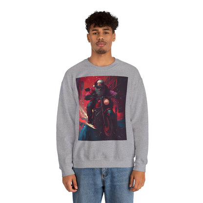 Santa Claus Motorcycle Sweatshirt