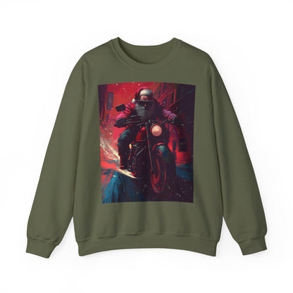 Santa Claus Motorcycle Sweatshirt