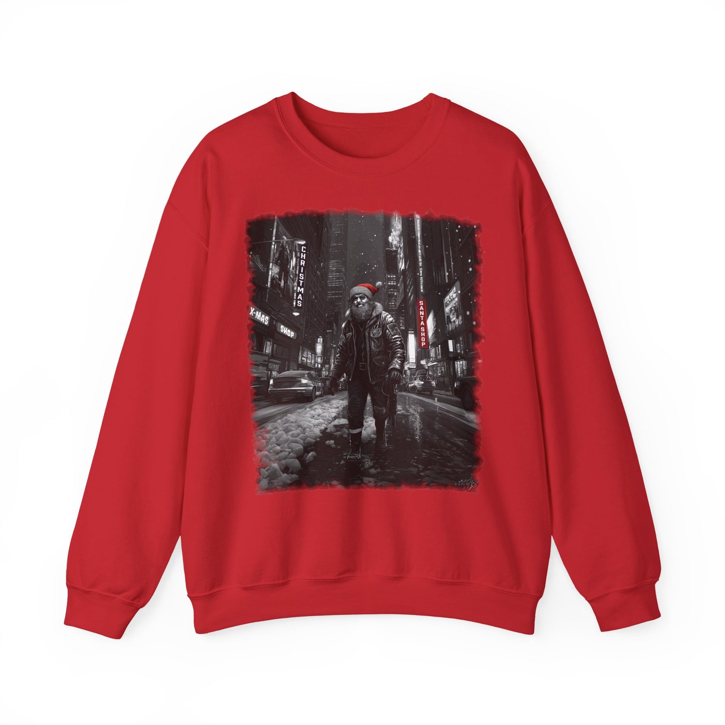 Santa in Big City Sweatshirt