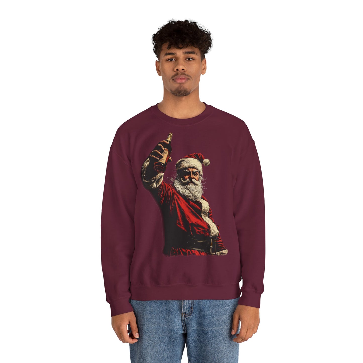 Santa with Whisky Sweatshirt