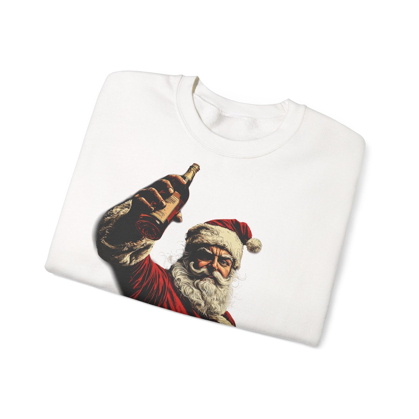 Santa with Whisky Sweatshirt
