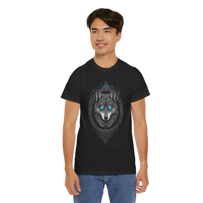 Wikinger Mystic Wolf T-Shirt / Walhalla Wolf Wölfe Odins Runen Nordischer Kompass Wikinger / Geschenk