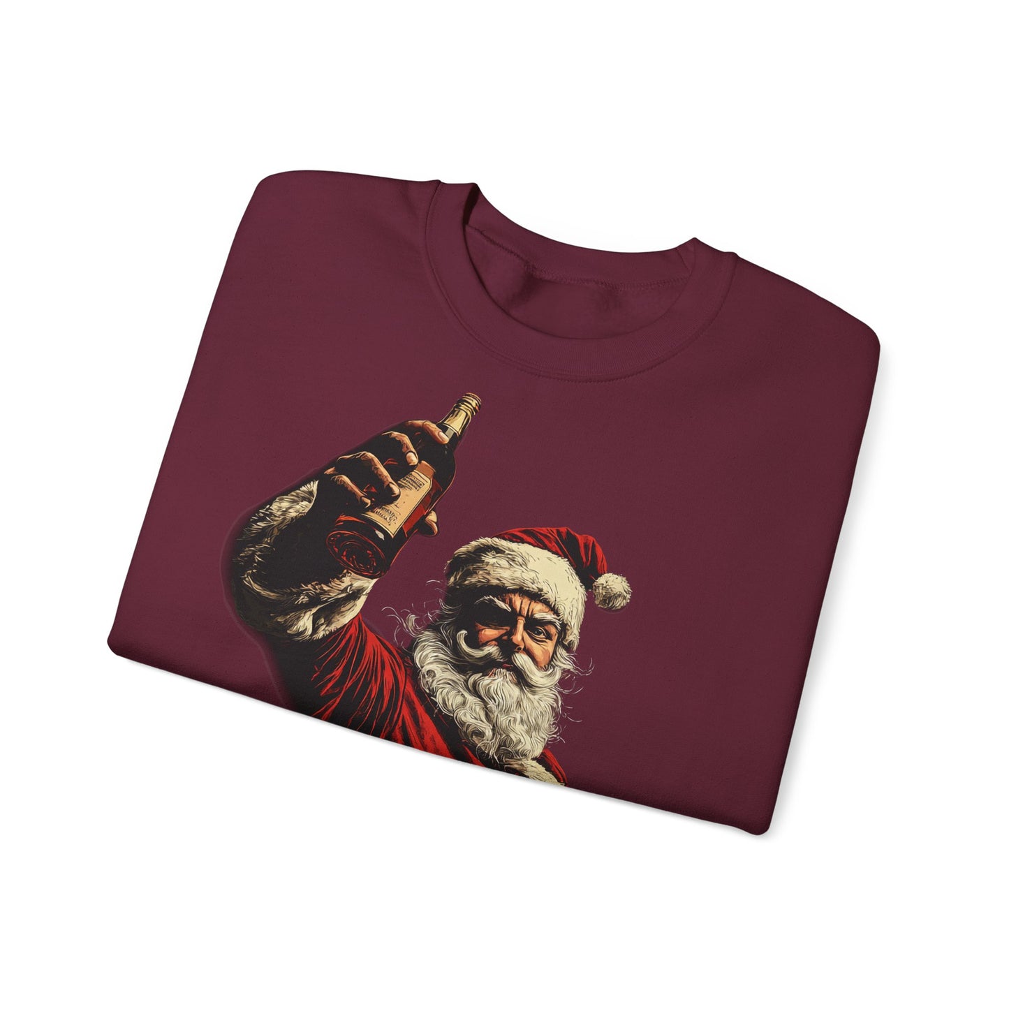 Santa with Whisky Sweatshirt