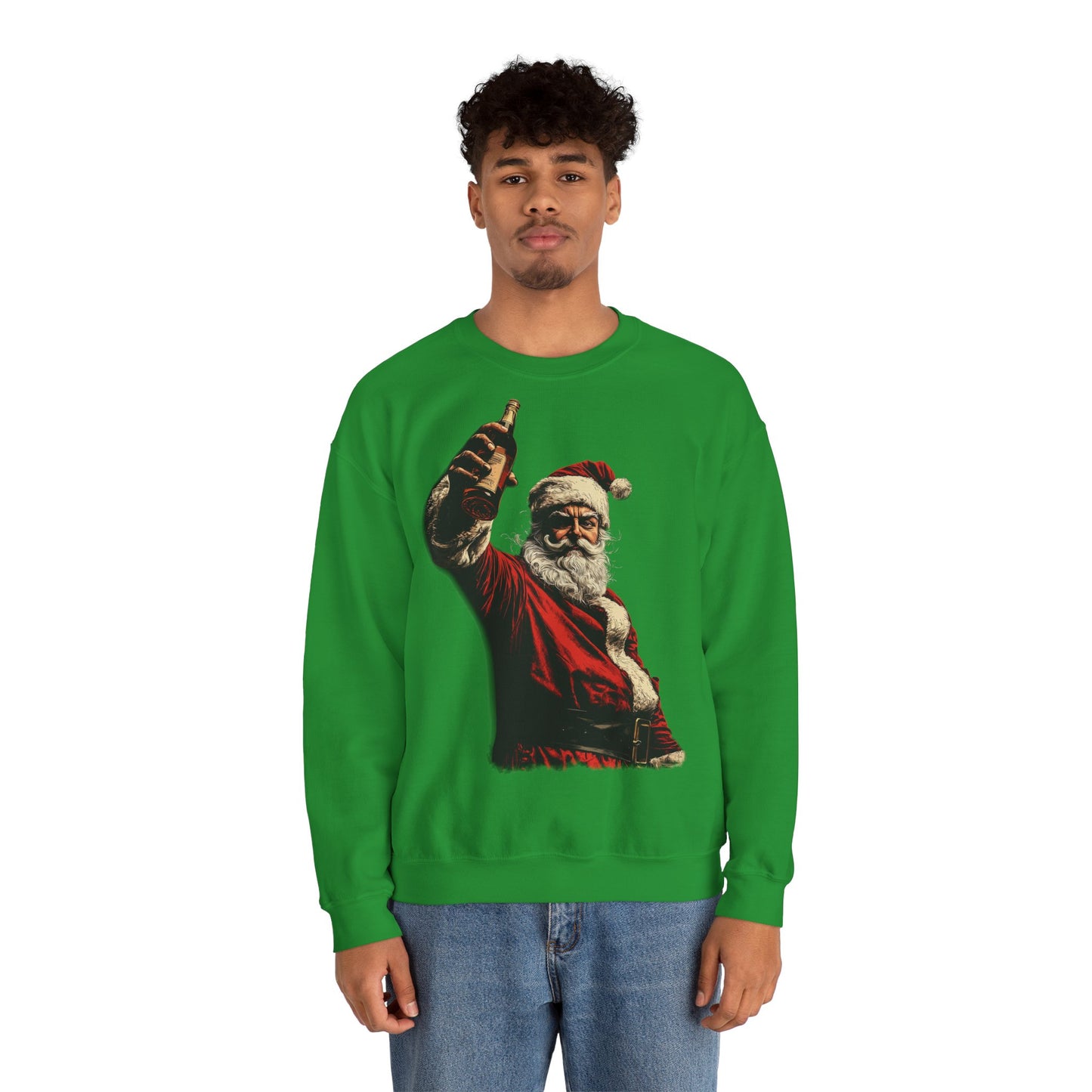 Santa with Whisky Sweatshirt
