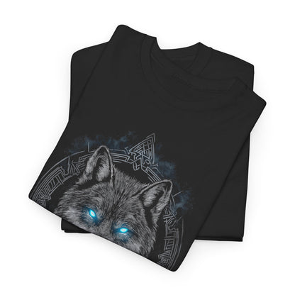 Wikinger Mystic Wolf T-Shirt / Walhalla Wolf Wölfe Odins Runen Nordischer Kompass Wikinger / Geschenk